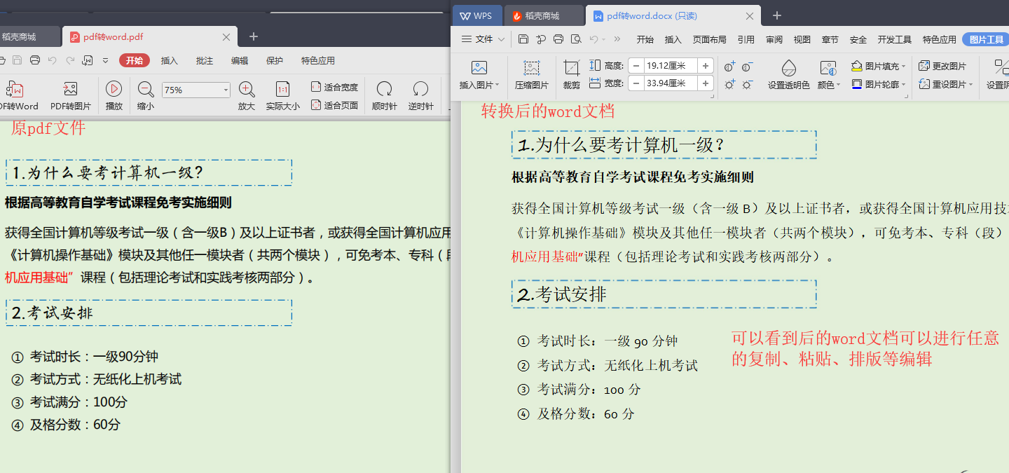 pdf文件转换成word文档的方法图6